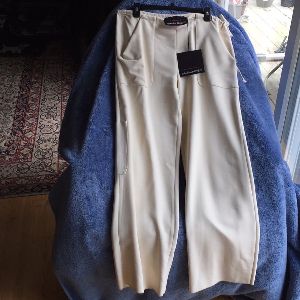Collection Prive Cream Trousers New With Tags